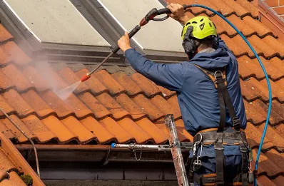 Démoussage et hydrofuge de toiture à Roquebillière